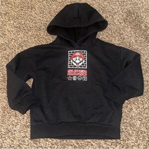 Nintendo Super Mario Black Hoodie for Kids